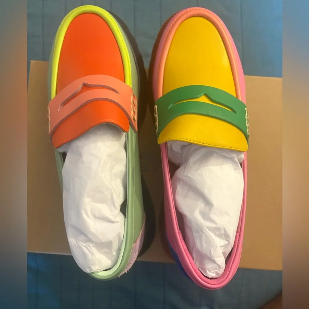 NWT Charlotte Stone loafers (sz 10 - fits 9/9.5/10) - Picture 10 of 13